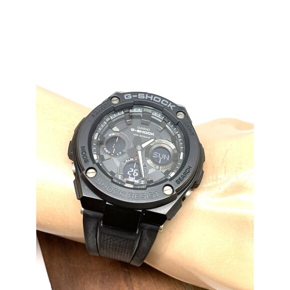 Casio Men Watch G-Shock GSTS100 Black Resin Analog Digital Tough Solar 51mm 5445 - Picture 5 of 14